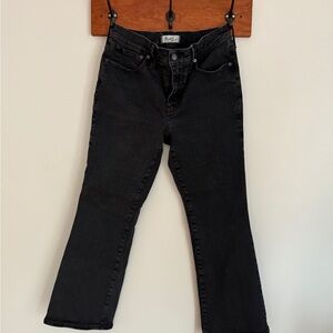 Madewell Kick Out Crop Jeans – Faded Black